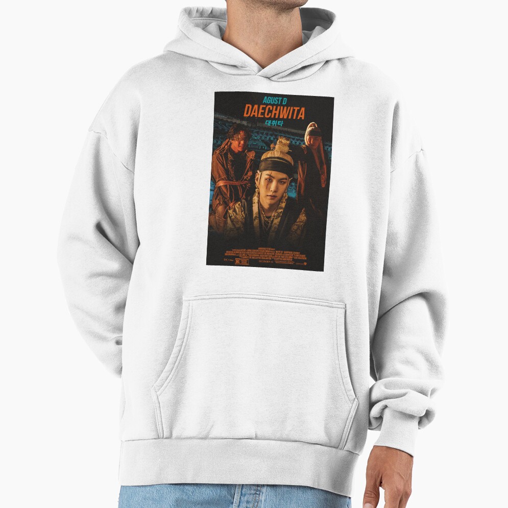 Agust D Daechwita Movie Poster Hoodie - Image 2
