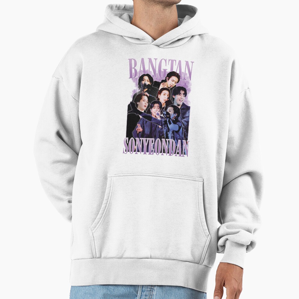 Bangtan Sonyeondan Retro Bts Hoodie - Image 2