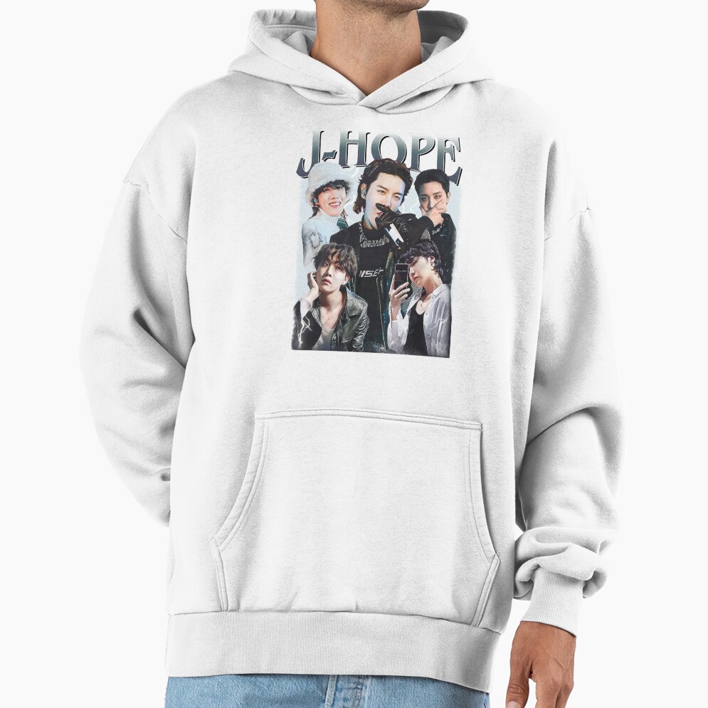 J Hope Korean Pop Vintage Hoodie - Image 2