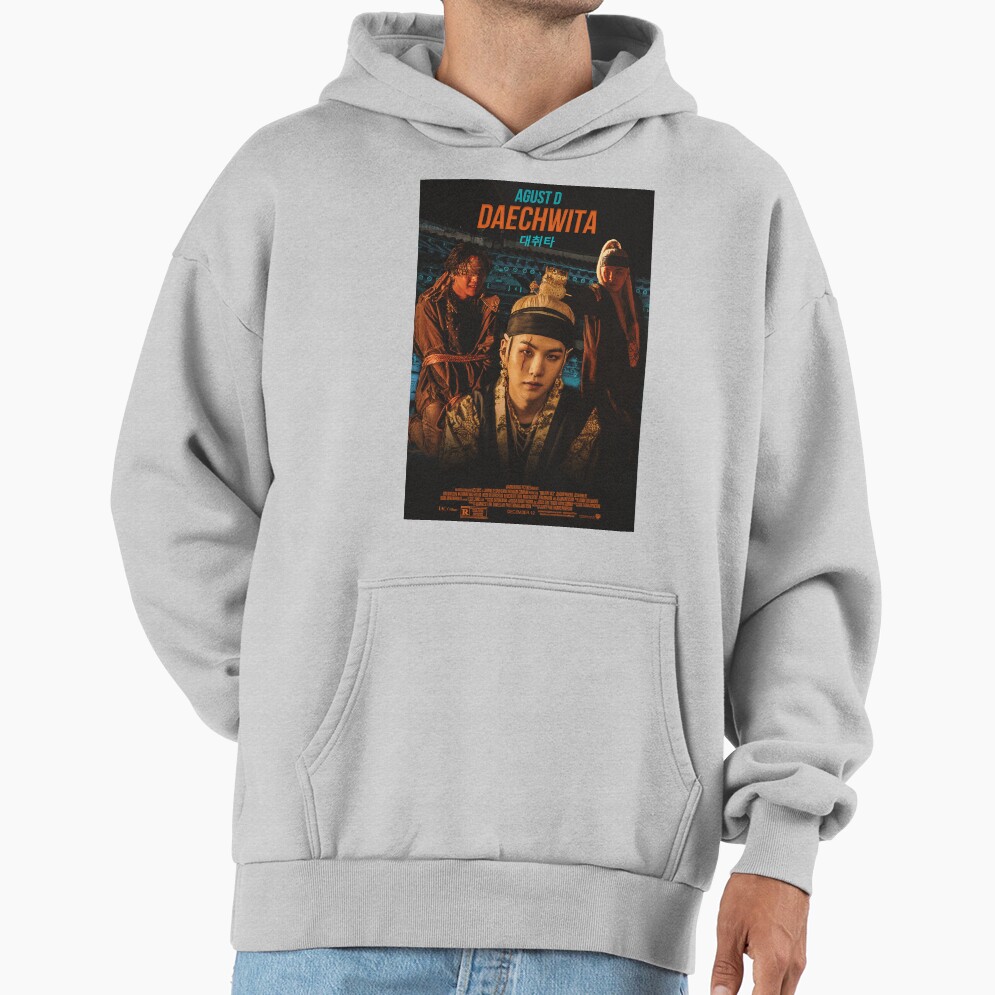 Agust D Daechwita Movie Poster Hoodie - Image 4