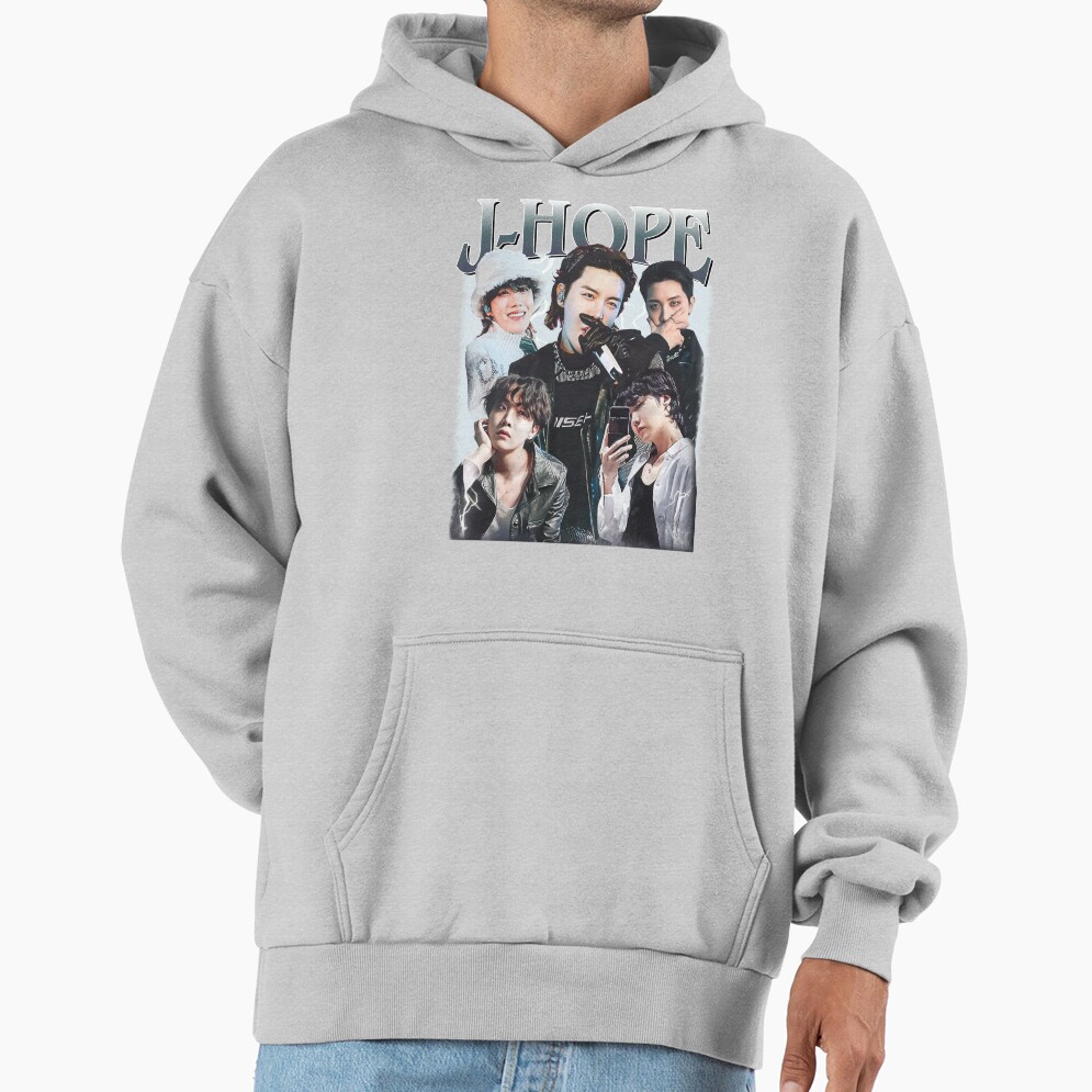 J Hope Korean Pop Vintage Hoodie - Image 4