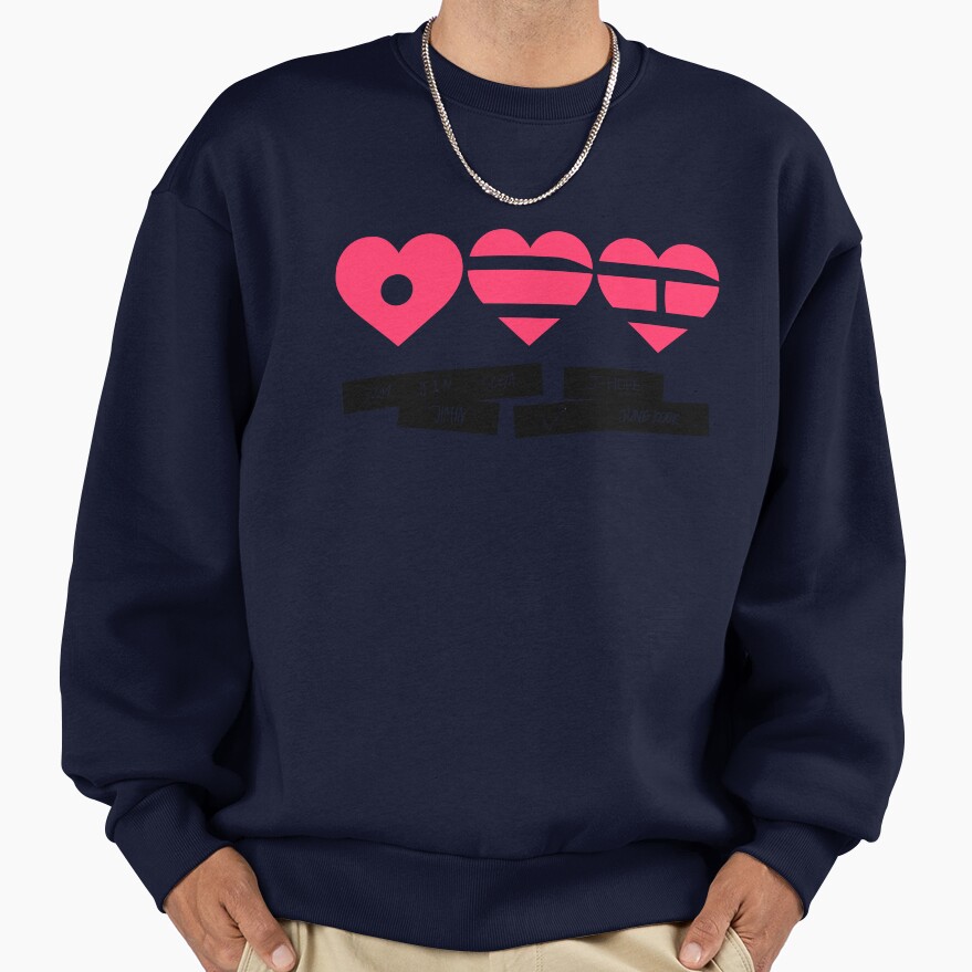 Bts Arirang Heart White Version By Sweatshirt - Image 5