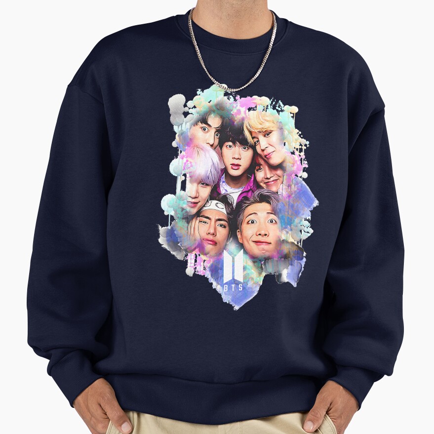 Bts All Together Colorful Art Sweatshirt - Image 5