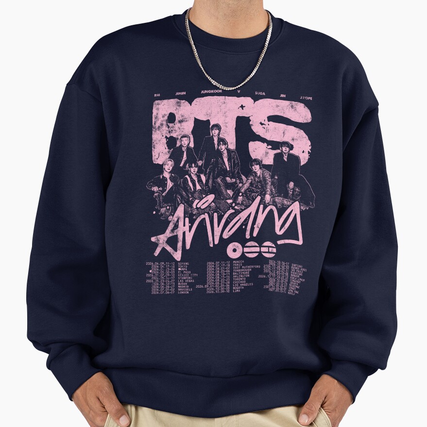 Bts Arirang World Tour Vintage Sweatshirt - Image 5