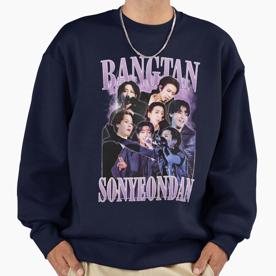 Bangtan Sonyeondan Retro Bts Sweatshirt - Image 5