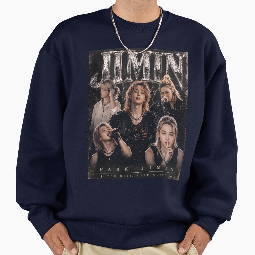 Jimin Vintage Sweatshirt - Image 5
