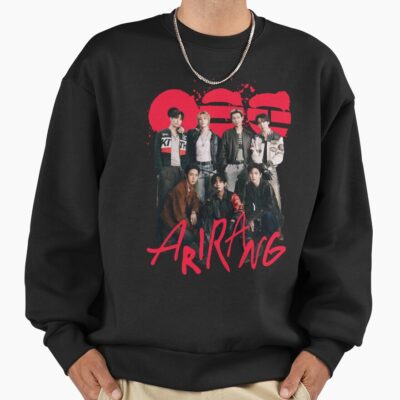 Bangtan Members Arirang Group Heart Graphic Kpop Fan Sweatshirt