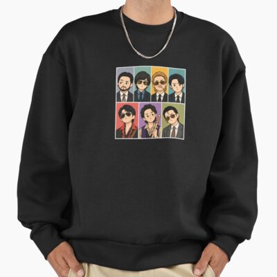 Bts Arirang Song 2 0 Retro Style Cartoon Of 7 Sweatshirt