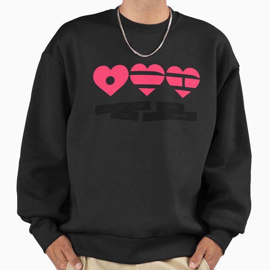 Bts Arirang Heart White Version By Sweatshirt - Image 2