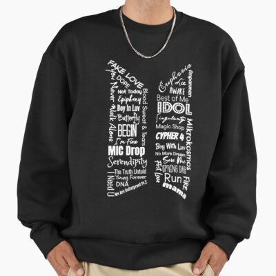 Bts Song Titles Classic Classic Sweatshirt