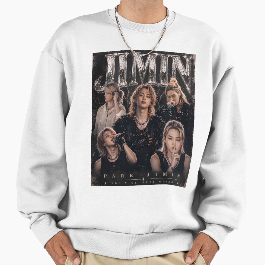 Jimin Vintage Sweatshirt - Image 2