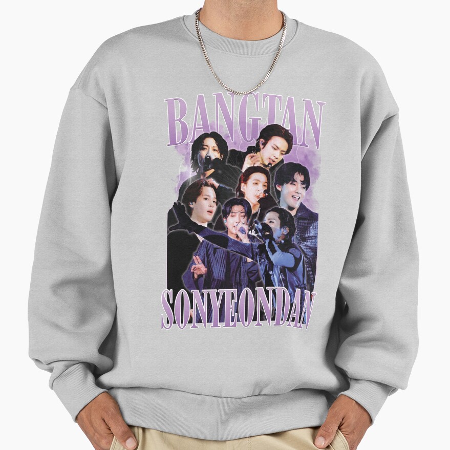 Bangtan Sonyeondan Retro Bts Sweatshirt - Image 4