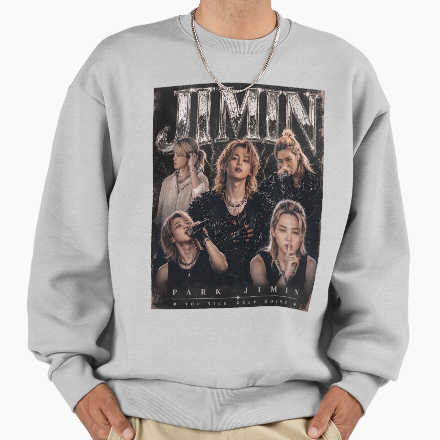 Jimin Vintage Sweatshirt - Image 4
