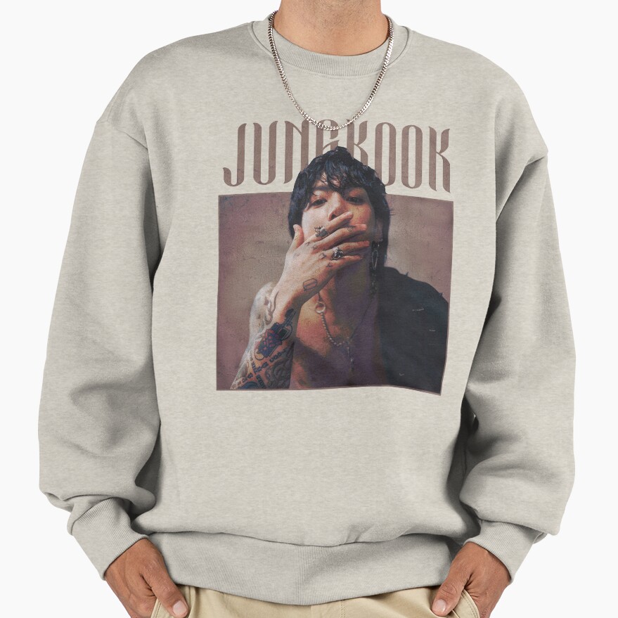 Jungkook Vintage Retro Sweatshirt - Image 3