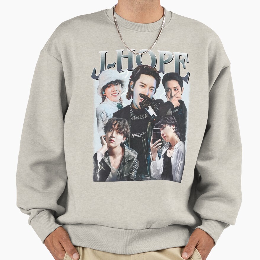 J Hope Korean Pop Vintage Sweatshirt - Image 3
