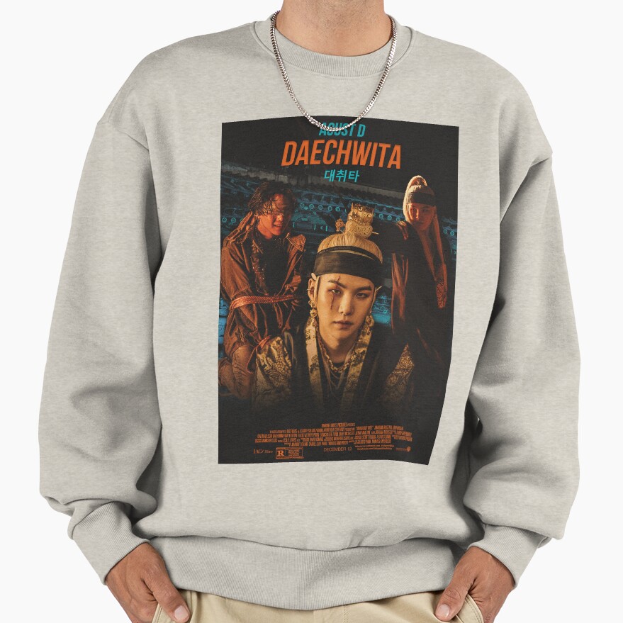 Agust D Daechwita Movie Poster Sweatshirt - Image 3