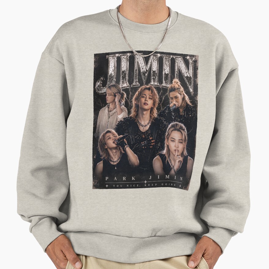 Jimin Vintage Sweatshirt - Image 3