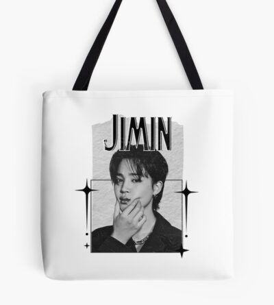 Bts Jimin Kpop Boy Group Scrapbook Collage Cozy Y2k Vintage Design Tote Bag