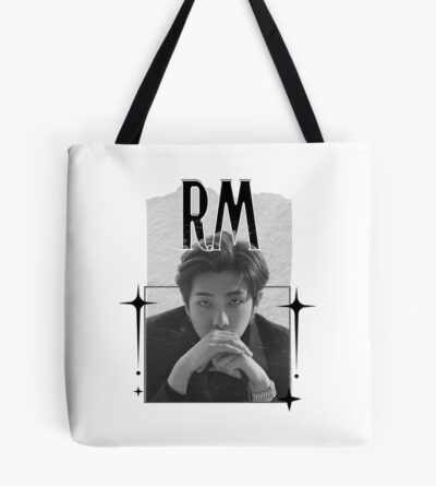 Bts Rm Kpop Boy Group Scrapbook Collage Cozy Y2k Vintage Design Tote Bag