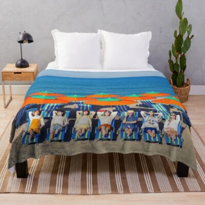 Bts Photobook Ot7 Butter Summer Throw Blanket