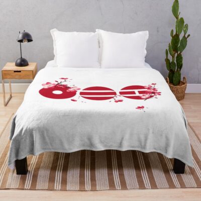 Bts Arirang Logo Throw Blanket
