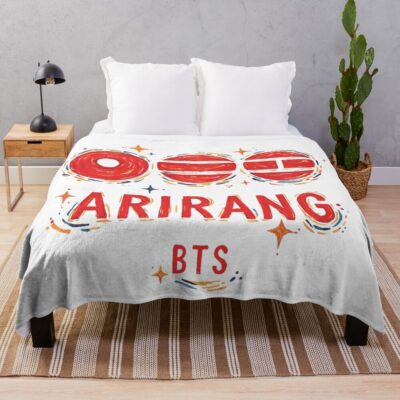 Bts Arirang Bts World Tour 2026 Throw Blanket