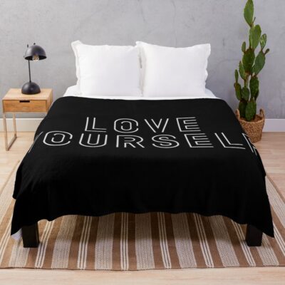 Love Your Self Throw Blanket