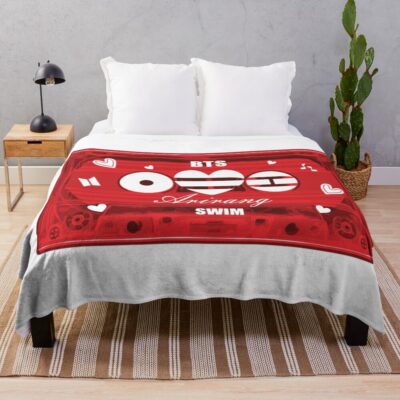Bts Arirang Cassette Aesthetic Merch Throw Blanket
