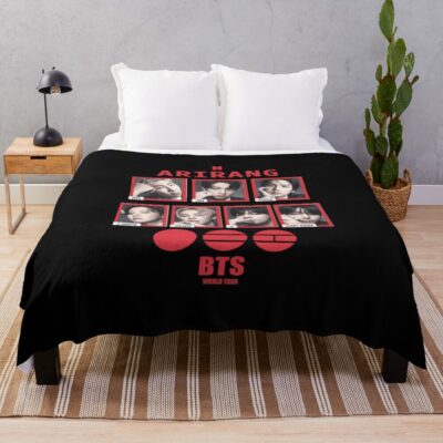 Bts Arirang 2026 World Tour Throw Blanket