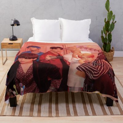 Map Of The Soul Persona Version 2 Group Throw Blanket