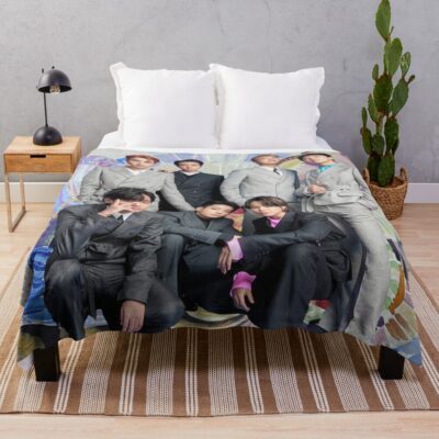 Around Bts Throw Blanket
