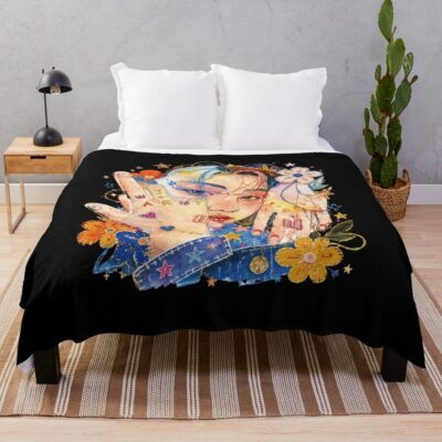 Bts Jungkook Hand Tattoo Art Throw Blanket