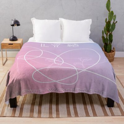 Bts Love Yourself Throw Blanket