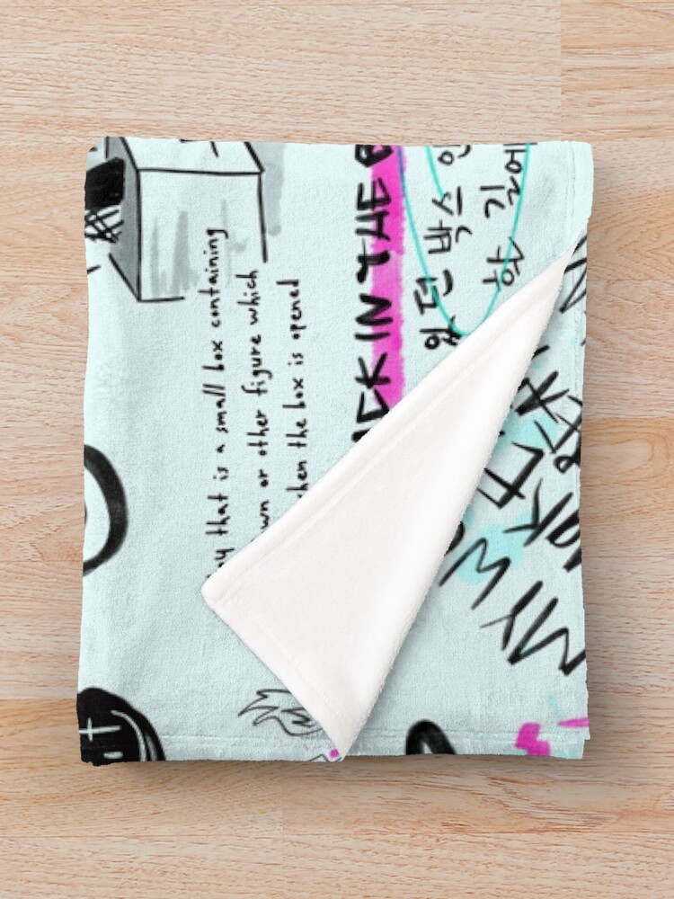 J Hope Jack In The Box Throw Blanket - Image 2