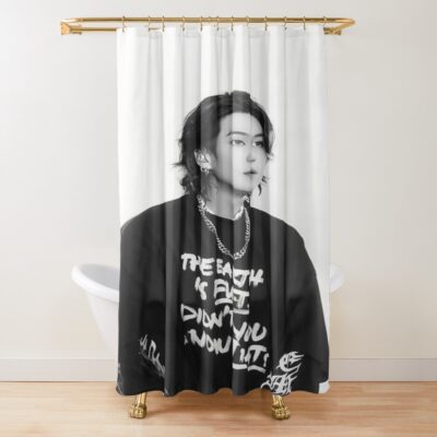 Yoongi Concert Shower Curtain