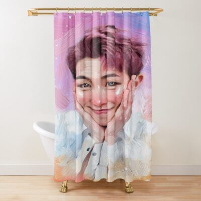 Rapmonster Shower Curtain