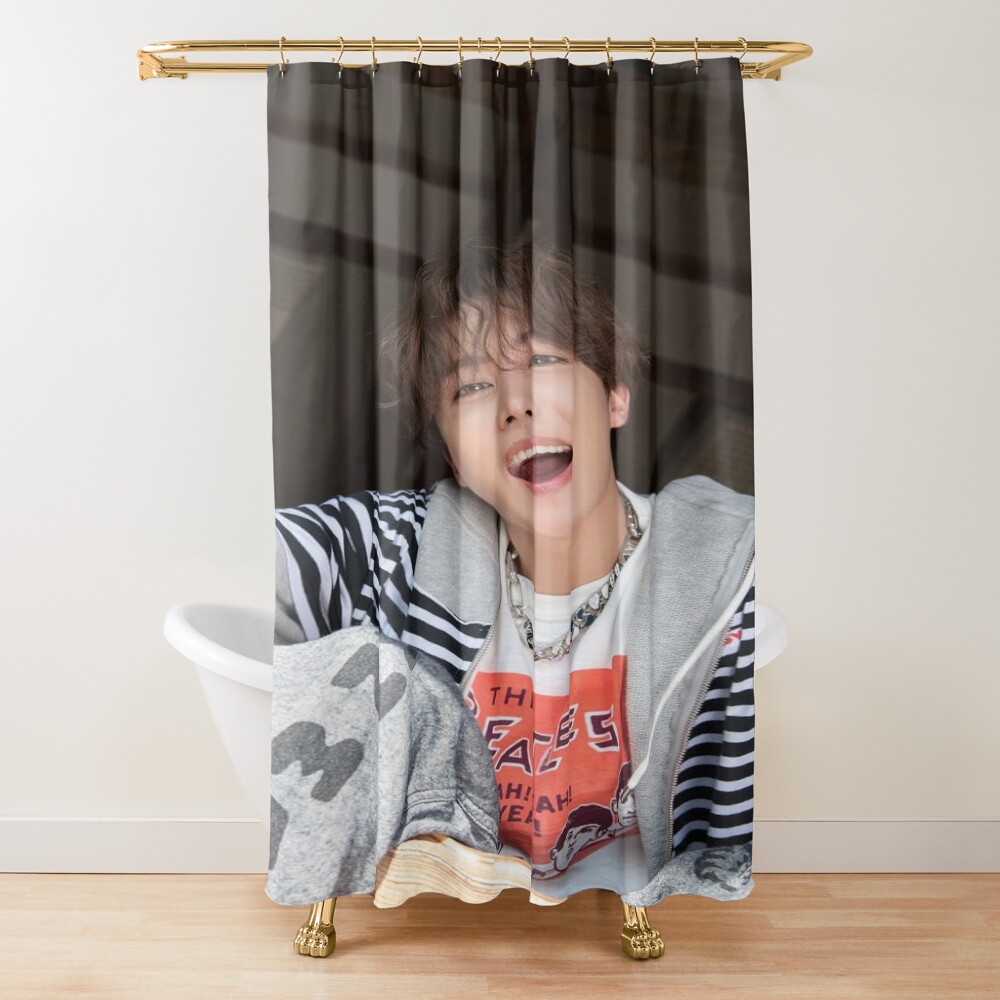 Bts J Hope Happy Hobi Shower Curtain