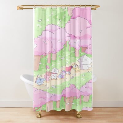 Bt21 Spring Vocation Shower Curtain