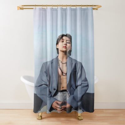 Jungkook Colored Shower Curtain