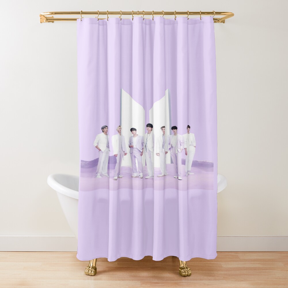 Bts The Best All Members Shower Curtain