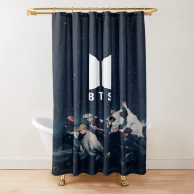 Bts Members Shower Curtain