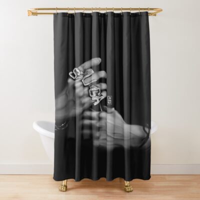 Suga S Hands Shower Curtain
