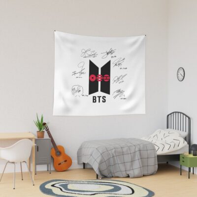 Bts Logo Arirang Logo Tapestry
