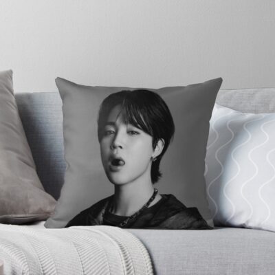 Park Jimin Map Throw Pillow