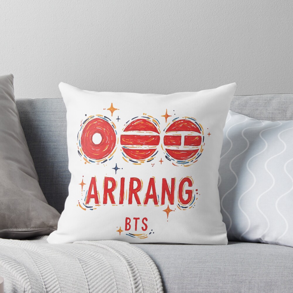 Bts Arirang Bts World Tour 2026 Throw Pillow