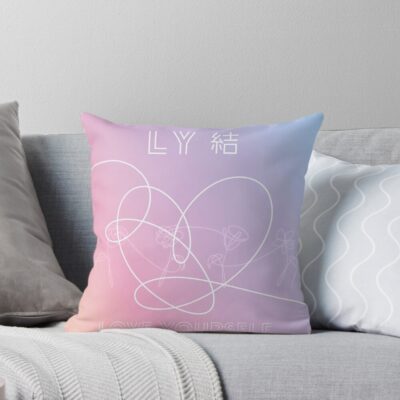 Bts Love Yourself Throw Pillow