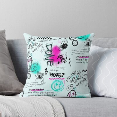 J Hope Jack In The Box Throw Pillow