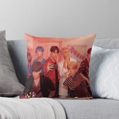 Map Of The Soul Persona Version 2 Group Throw Pillow