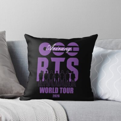 Bts Comeback World Tour 2026 Throw Pillow