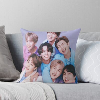 Bts Bangtan Boys Throw Pillow